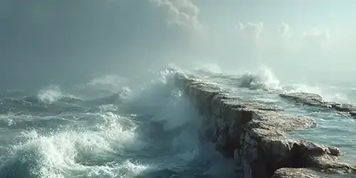rough seas