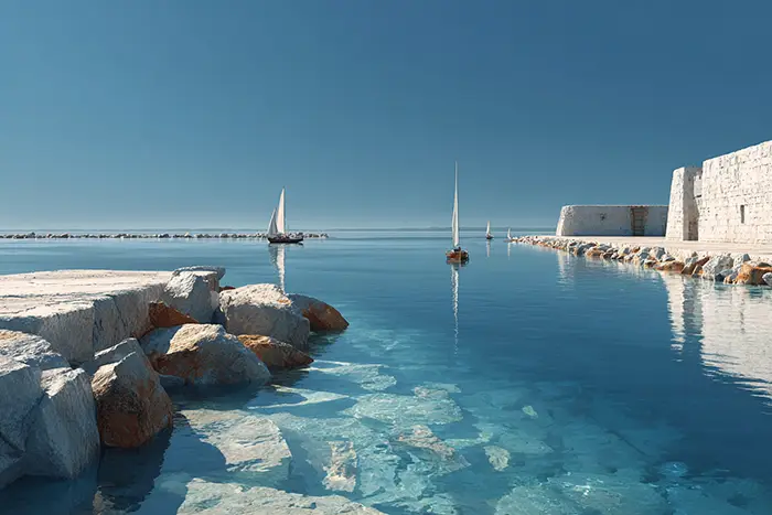 modern harbour